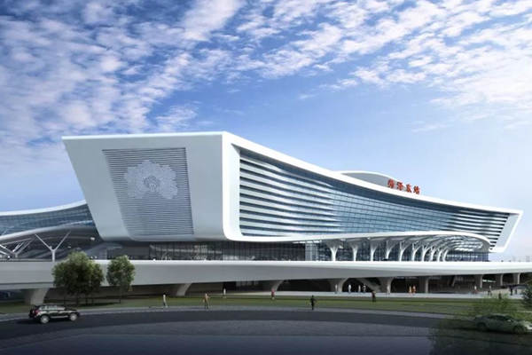 火車站站房預(yù)應(yīng)力監(jiān)控檢測案例-菏澤東站